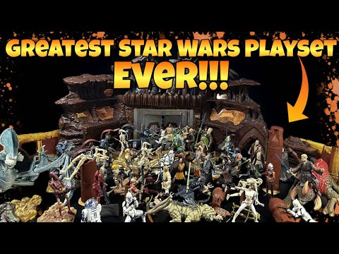 Geonosis Battle Arena Playset Full Set up