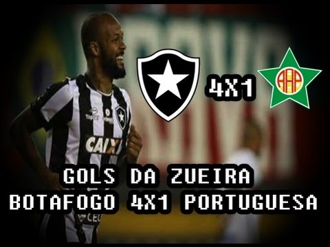 GOLS DA ZUEIRA - BOTAFOGO 4X1 PORTUGUESA-RJ