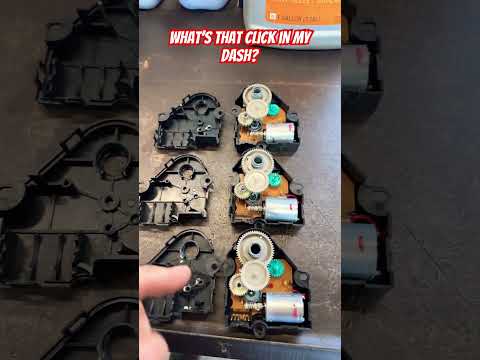 Actuator noisy, here is why.  #automobile #repair #airconditioner #click