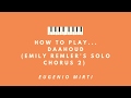 How to play... Daahoud (Emily Remler's second chorus)