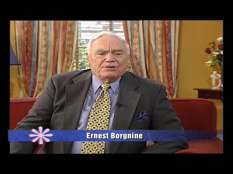 Ernest Borgnine interview | American Actor | Hollywood | Open House with Gloria Hunniford | 2001