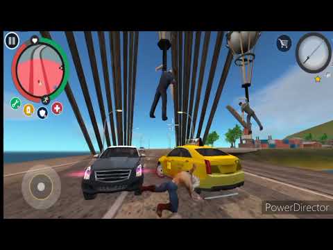 Rope Hero: Vice Town (Rope Hero on Army Base) Rope Hero Drive Assault Machine - Android Gameplay HD