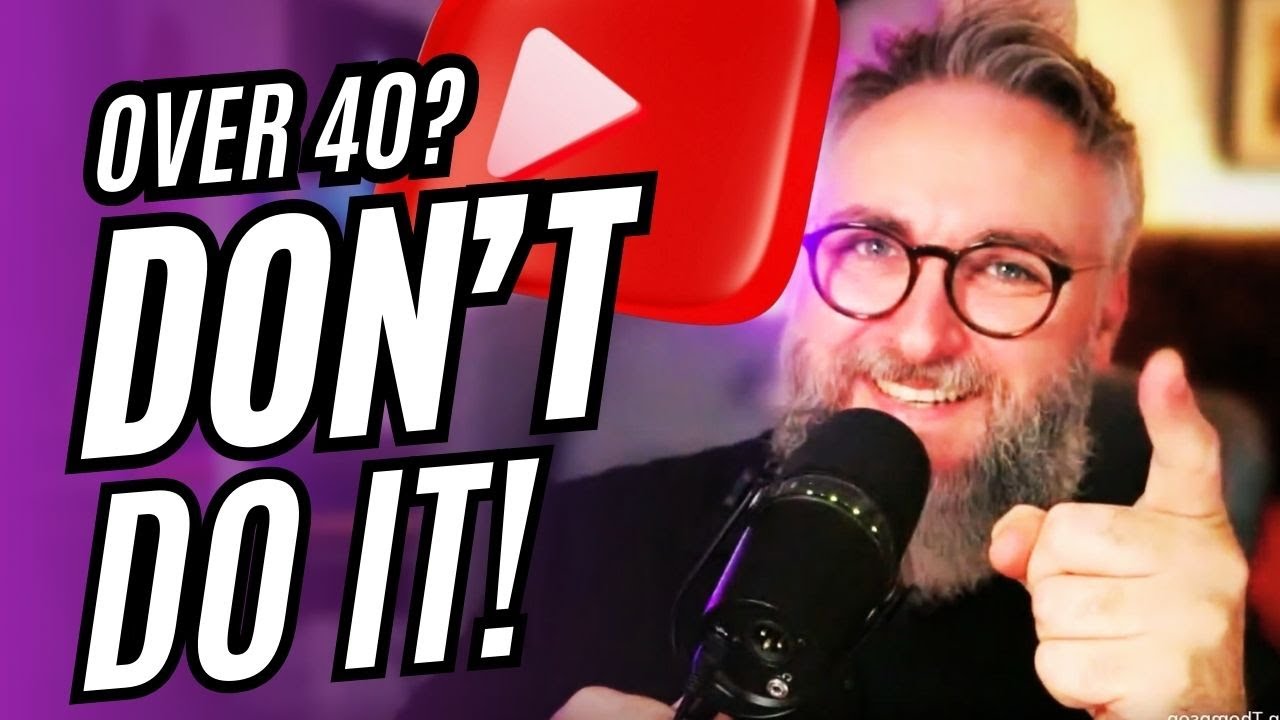 Don't Be A YouTuber Over 40 In 2025 - DO THIS INSTEAD
