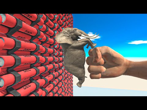 TNT WALL & MEGA PUNCH - Animal Revolt Battle Simulator