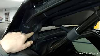 How to adjust Range Rover L405 tailgate spoiler position