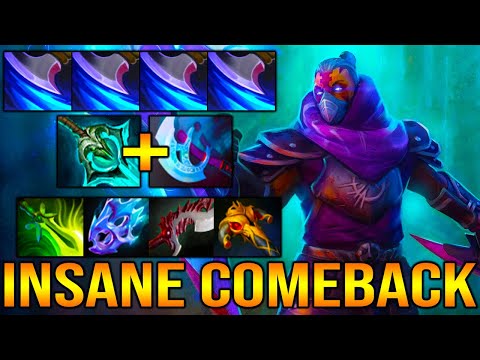 INSANE COMEBACK - INTENSE CARRY AntiMage - THE MOST CRAZY TEAM FIGHT - DOTA 2 GAMEPLAY