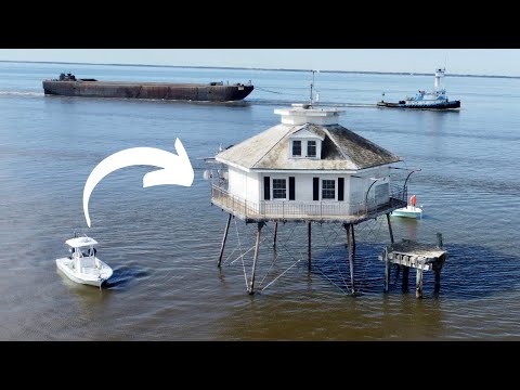 This ABANDONED Lighthouse Had So Many BIG FISH Under it!