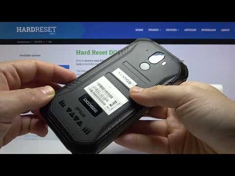 Checking Color of phone Doogee S40 / Black Color Presentation of Doogee S40