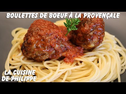 Boulettes de boeuf à la provençale
