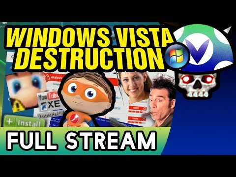 [Vinesauce] Joel - Windows Vista Destruction ( FULL STREAM Part 1 )
