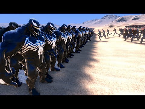 150 VENOM Vs 20,000 RUNNER ZOMBIES ULTIMATE EPIC BATTLE SIMULATOR UEBS