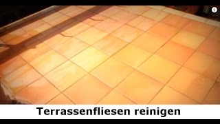 Terrassenfliesen reinigen - Balkonfliesen reinigen, schützen - Naturstein Tipps vom Stein-Doktor