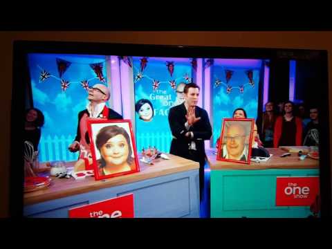 Harry Hill and Susan Calman Cakes