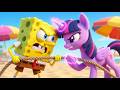 SpongeBob VS My Little Pony Who Win On The Beach
