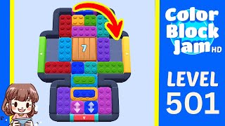 Solution du Niveau 501 de Color Block Jam