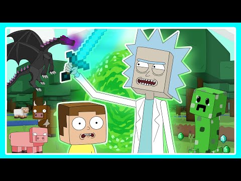 Rick and Morty play Minecraft (Parody Animation)