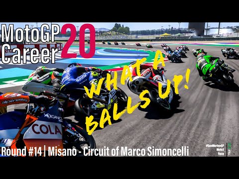 MotoGP 20 | Managerial Career Mode Part 14 | Balls Up! | Gameplay | XboxOneX | Simoncelli