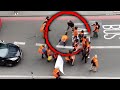 Man Shoves Activists During 'Just Stop Oil' Protest