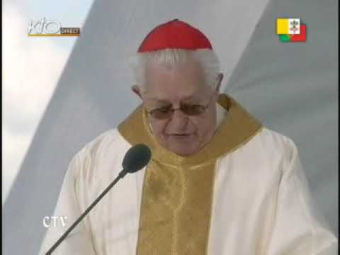 Messe sur le 'Terreiro do Paço' de Lisbonne