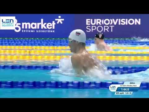 4x100m Medley Men - Final - Euro Swimming Championship 2021