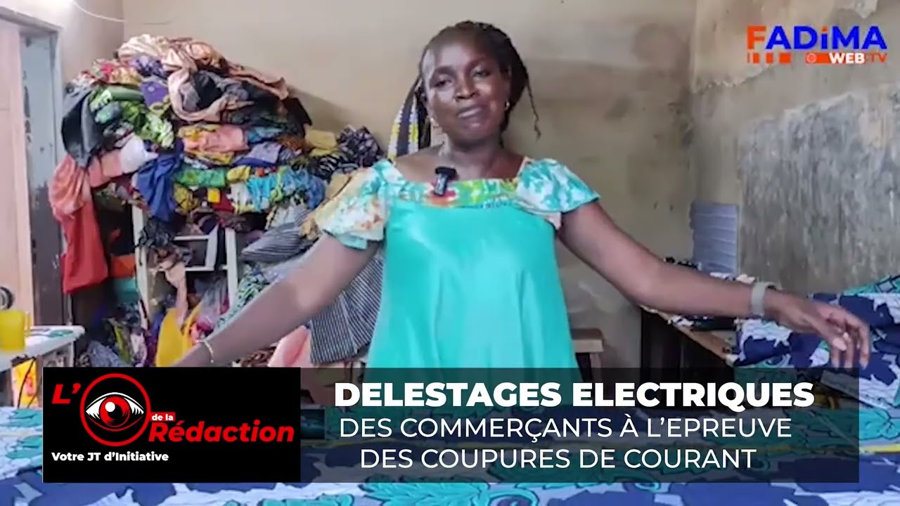 Délestages électriques : Des commerçants à l'épreuve des coupures de courant à Ouagadougou 