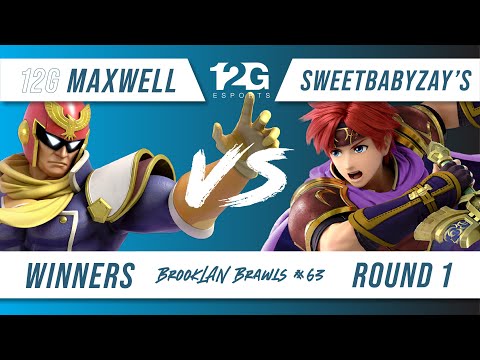 BrookLAN Brawls 63 - 12G | Maxwell (C. Falcon) v. Sweetbabyzay's (Roy) - Winners Round 1