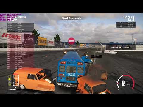 Wreckfest Walkthrough Part 23 - "Challengers: Destroy All Supervans!"