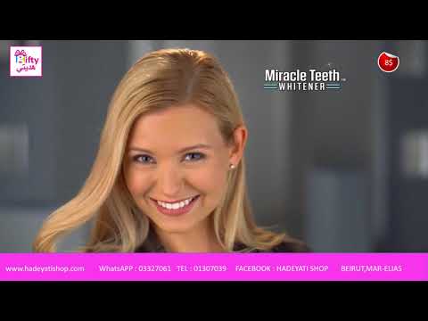 Miracle teeth whitener