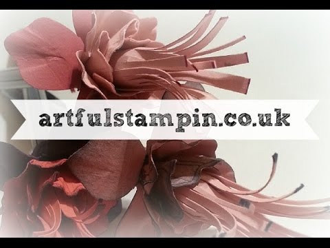 -{Fuchsia Flower Pen Tutorial]- aRTful Stampin Up Demonstrator Ruth Trice