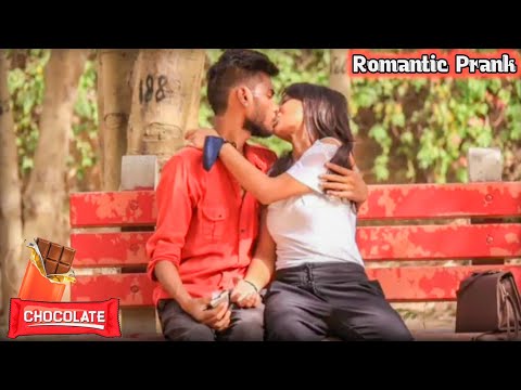 Chocolate Bite With My Girlfriend || Real Kissing Prank || Ashish Panday