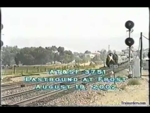 Steam Railroad Series 29 - Santa Fe 3751 at Frost August 19, 2002