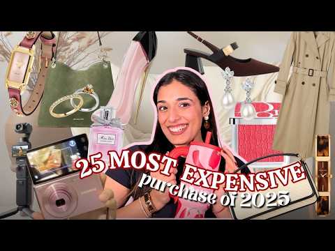 Most *expensive* purchases of 2025 ✨ new iphone, luxury bags, perfumes, watches & more 🎀