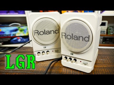 Roland MA-12Cs。我所擁有的最好的復古電腦音箱! (Roland MA-12Cs: Best Retro Computer Speakers I've Had!)