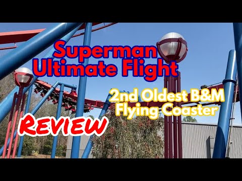 Video review of Superman - Ultimate Flight by Roller Coasters of Thailand