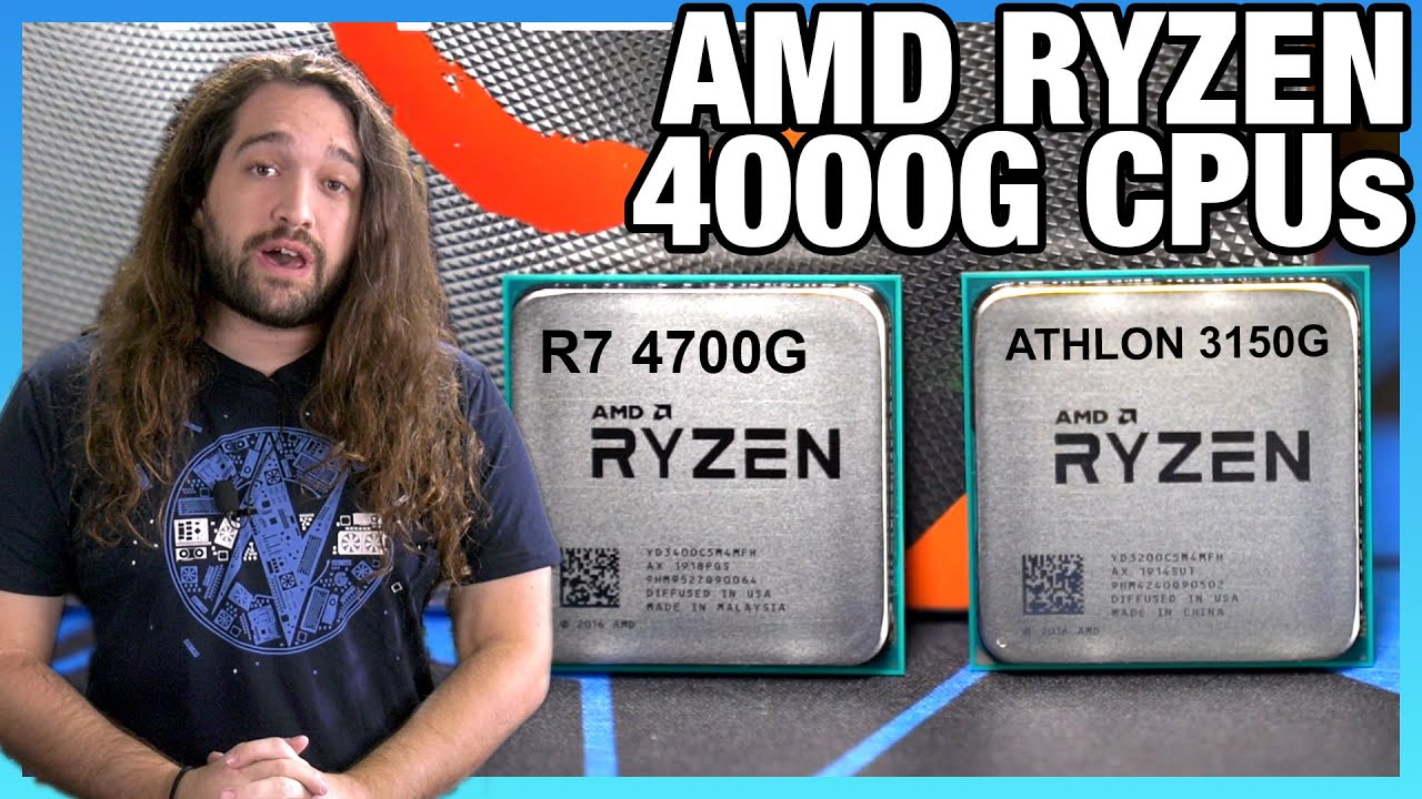 AMD Ryzen 4000G APU Specs, Release Date, & Athlon 3150G CPUs: 4700G, 4600G, 4300G
