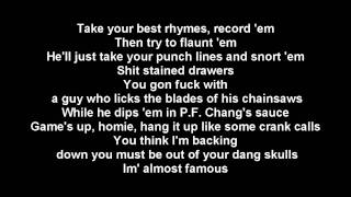 Eminem Almost Famous Lyrics