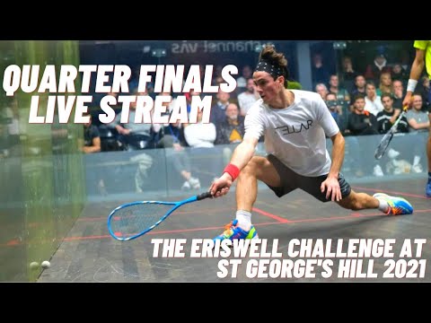 Live Squash: The Eriswell Challenge at St George's Hill (PSA M10) - QUARTER FINALS