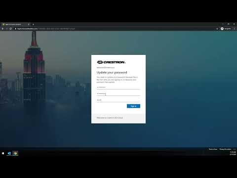 Cti Working With Crestron Xio Cloud First Login