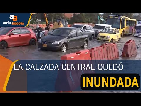 Encharcamientos en la Av. Carrera 68 generaron congestión vehicular en Bogotá | CityTv