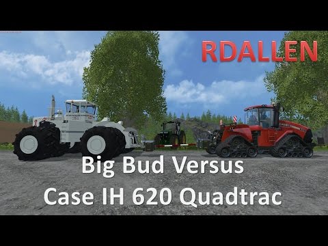 Big Bud versus Case IH 620 Quadtrac Farming Simulator 15