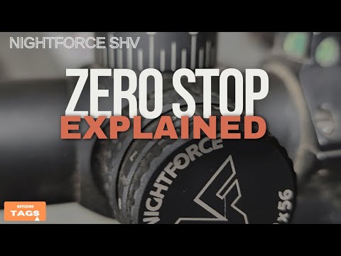Nightforce SHV Zero Stop and Zero Set EXPLAINED