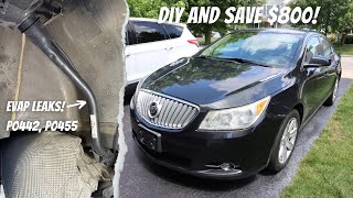 How to Replace Fuel Filler Neck on Buick Lacrosse, Chevy Impala & Malibu (EVAP Leaks P0442 or P0455)