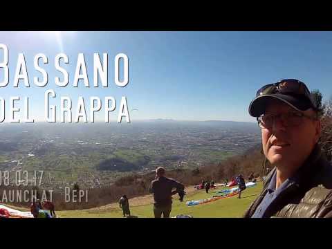 Paragliding Bassano Fun March 2017 - Airtime 4:07 - Mescal 4