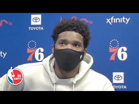 恩比德迴應生涯最高50分，談致敬缺席球迷｜NBA on ESPN (Joel Embiid reacts to scoring career-high 50, talks saluting absent fans | NBA on ESPN)