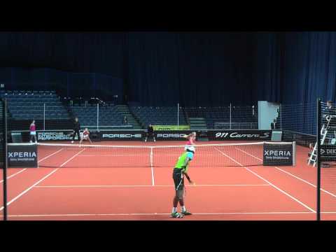 Iveta Benesova vs Akgul Amanmuradova @ Porsche Tennis Grand Prix 2012
