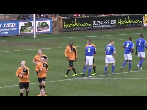 Boston United v Stalybridge Celtic Highlights 13022016