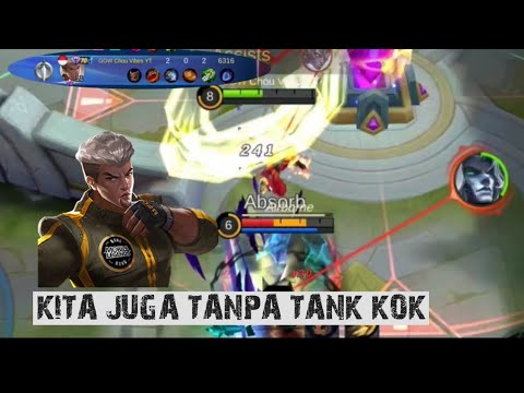 Selow Ae Kita Juga Tanpa Tank! | Solo Rank Chou Mobile Legends Gameplay 2020