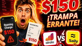 La mejor eSIM para viajar (Airalo vs Saily): Evita $150 en roaming