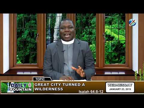 DAILY FOUNTAIN OF JANUARY 23, 2019 - REV'D CANON SMART S. SIMON