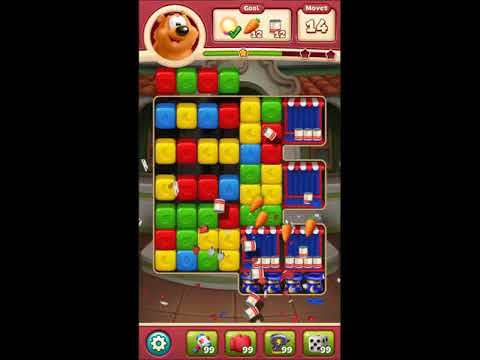 Toon Blast Level 3741 - NO BOOSTERS 🐻🐺🐱 | SKILLGAMING ✔️